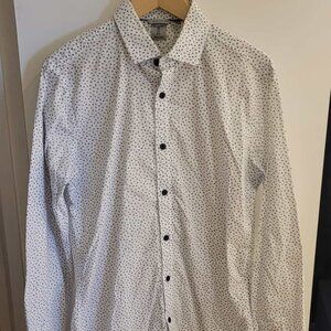 Tristan Men's Long Sleeve Button Down Shirt Size Medium